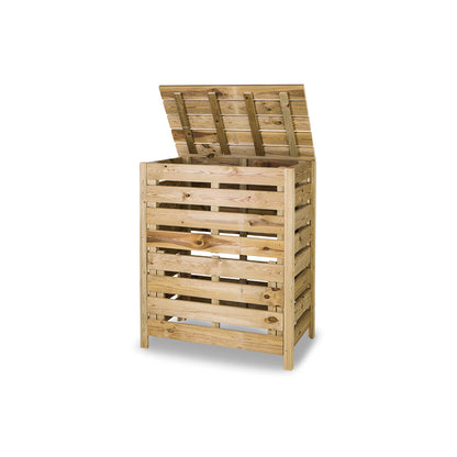 Compostador De Madera Tratada 315 L Hortalia_1