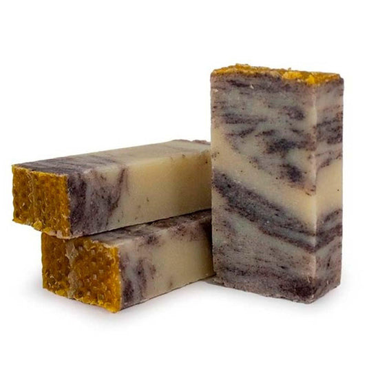2 Jabón Natural Miel Y Propóleo. Ideal Para Higiene De Zona Íntima. Para Piel Sensible, Seca Y Apagada. Mejora El Acné_0