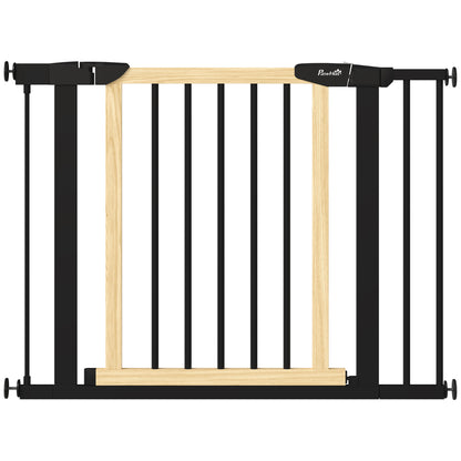 Pawhut Barrera Seguridad Para Perros Extensible Para Escaleras Puertas 75-103 Cm_0