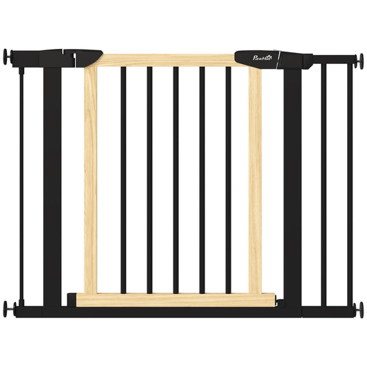Pawhut Barrera Seguridad Para Perros Extensible Para Escaleras Puertas 75-103 Cm_0
