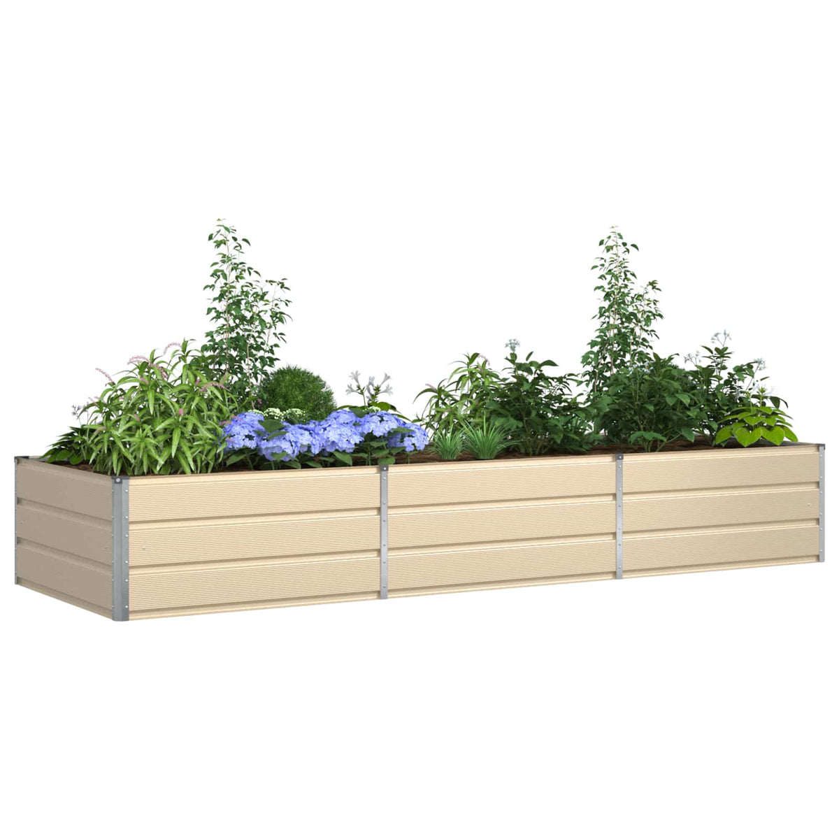 Jardinera Marfil 290 X 100 X 45 Cm Acero Galvanizado_2