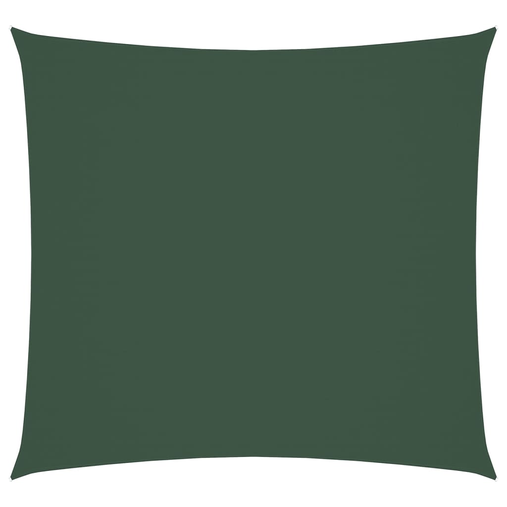 Toldo De Vela Cuadrado Tela Oxford Verde Oscuro 7x7 M_0