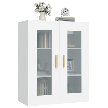 Armario De Pared Colgante Blanco 69,5x34x90 Cm / Vetonek_0
