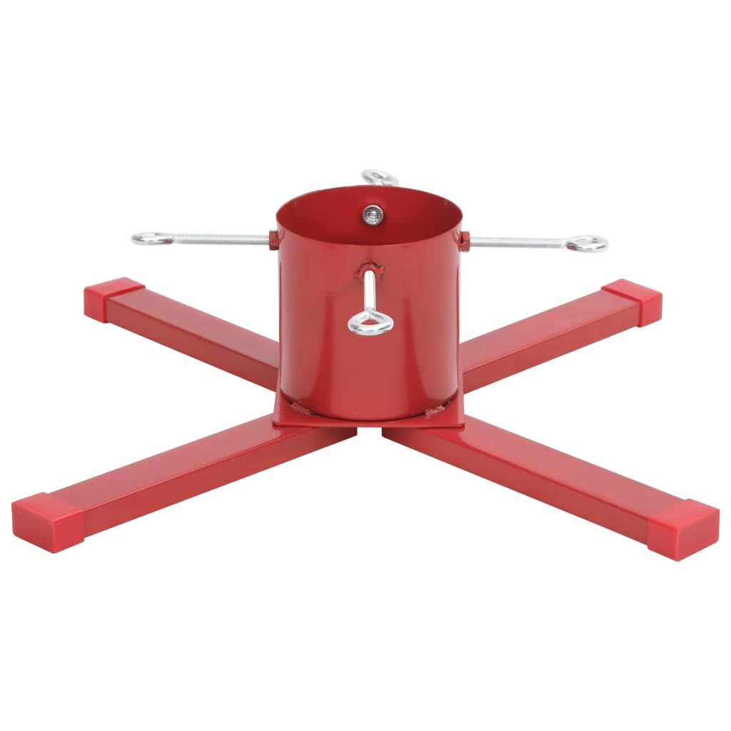 Vidaxl Soporte Para Árbol De Navidad Rojo 61x61x15,5 Cm_3