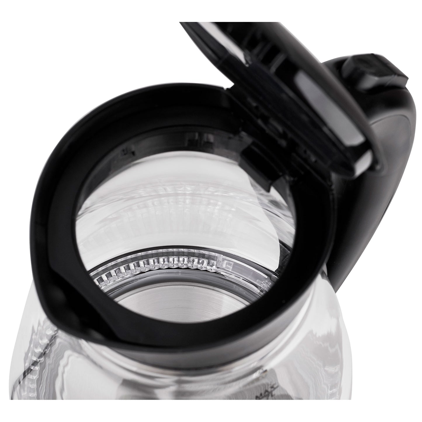 Hervidor Agua Eléctrico 1,7 Litros Jarra Cristal Inalámbrica Retroiluminada, Apagado Automático Adler Ad1274b, 2200w