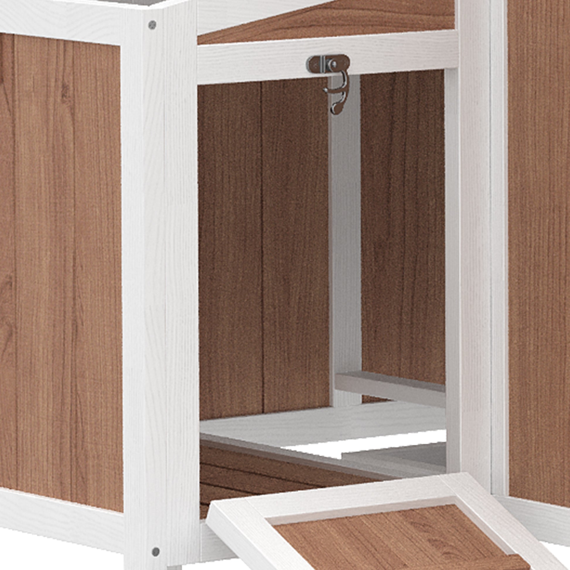 Pawhut Gallinero Para Exterior De Madera 145x90x92 Cm Para 2-4 Gallinas Marrón_4