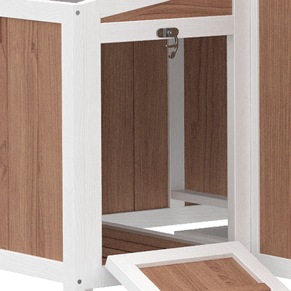 Pawhut Gallinero Para Exterior De Madera 145x90x92 Cm Para 2-4 Gallinas Marrón_4