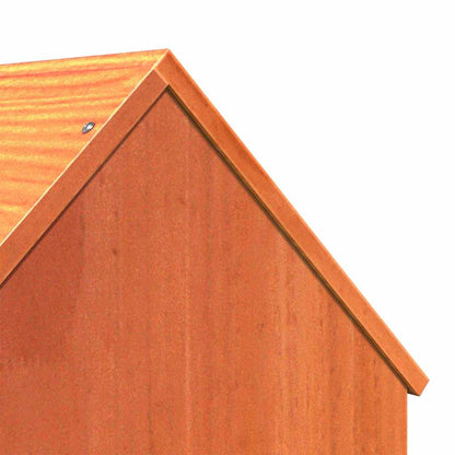 Casa Para Gatos Cera Marrón 41x50x50 Cm Madera Maciza Pino_5