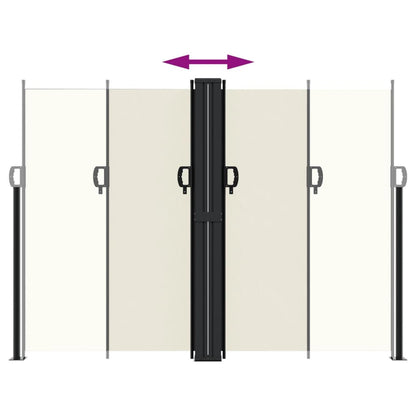 Vidaxl Toldo Lateral Retráctil Crema 180x1000 Cm_4