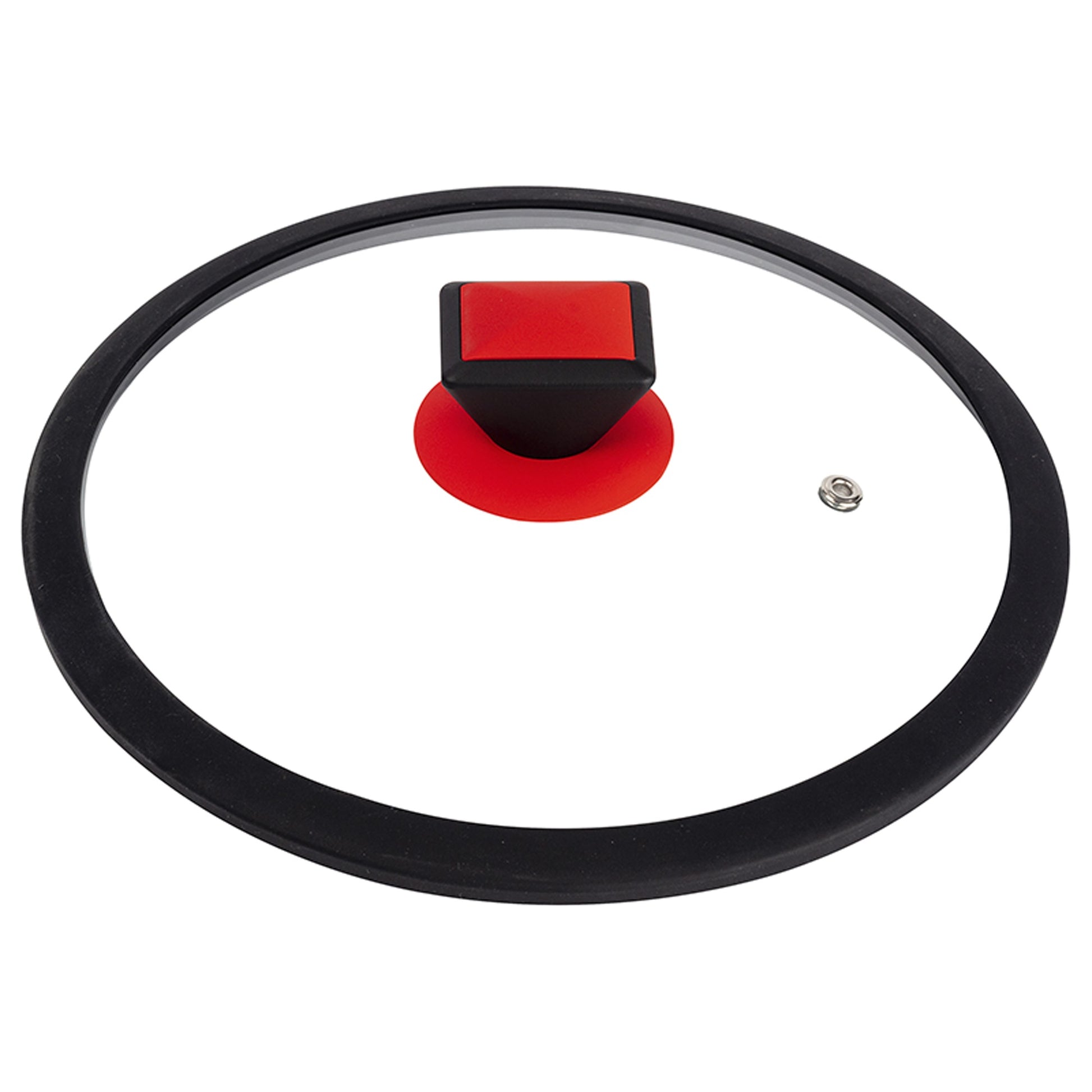 Cacerola Con Tapa En Aluminio Forjado Color Naranja - Ø28 X 13 Cm