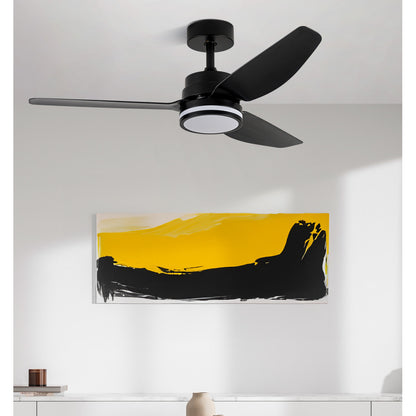 Ventilador Dc Jarama 20w Negro 3asp.6velocidades 3000-4000-6500k 2350lm Remoto,memoria,temperatura 112d_3