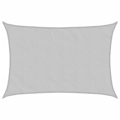 Vidaxl Toldo De Vela Poliéster Oxford 100% Gris Claro 5x3,5 M_0