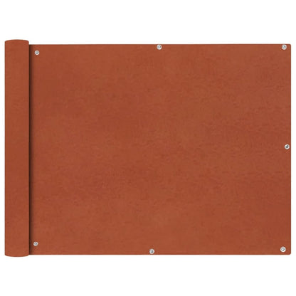 Vidaxl Toldo Para Balcón Tela Oxford 90x400 Cm Terracota_0