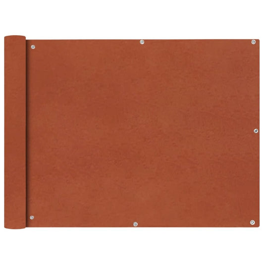Vidaxl Toldo Para Balcón Tela Oxford 90x400 Cm Terracota_0