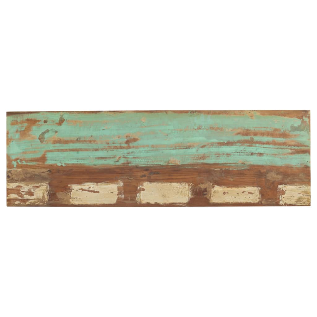 Mesa Consola De Madera Maciza Reciclada 110x35x75 Cm_1