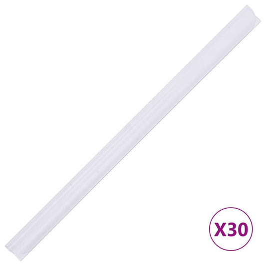 Panel De Valla De Pvc Blanco 70x0,19 M / Vetonek_0