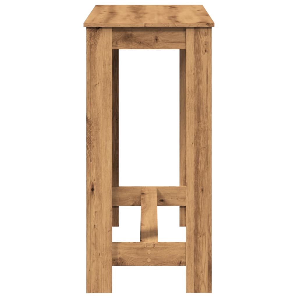 Mesa Alta Bar Madera Ingeniería Roble Artisian 102x50x103,5 Cm_3