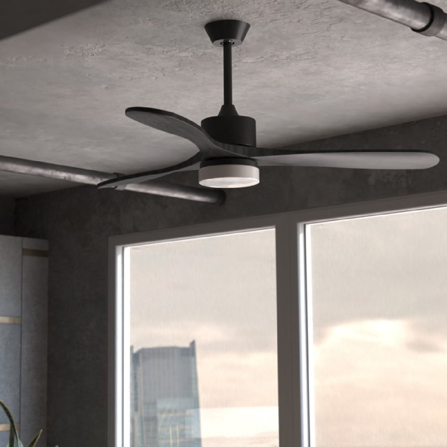 Cecotec Ventilador De Techo Con Luz Energysilence Aero 5290 Stone Pro_4