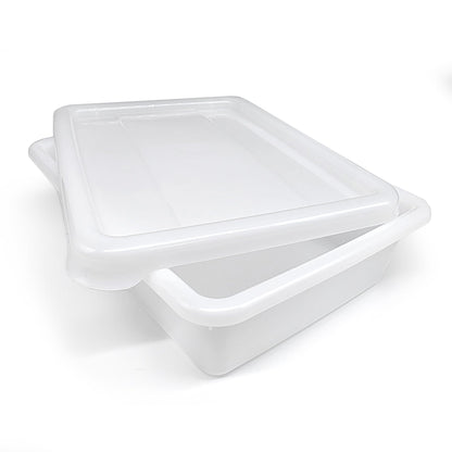 Bandeja Uso Alimentario Con Tapa (2,2l-7x19.7x26.8cm). Cocinas, Restaurantes, Hostelería, Tiendas, Carnicerías, Catering_0