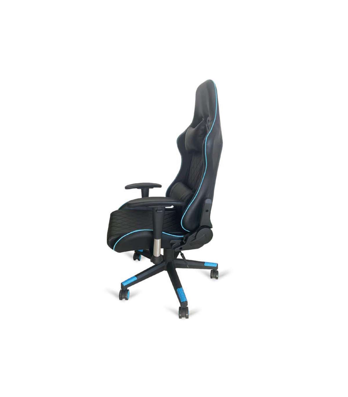 Silla De Oficina Gaming Modelo Matrix Altura Regulable Acabado Negro/azul. 70cm(ancho ) 12_2