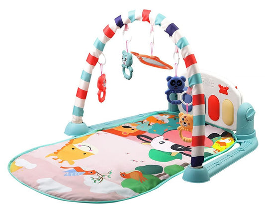Manta De Actividades De Bebé Para Desarrollo Infantil Happy Animals_0