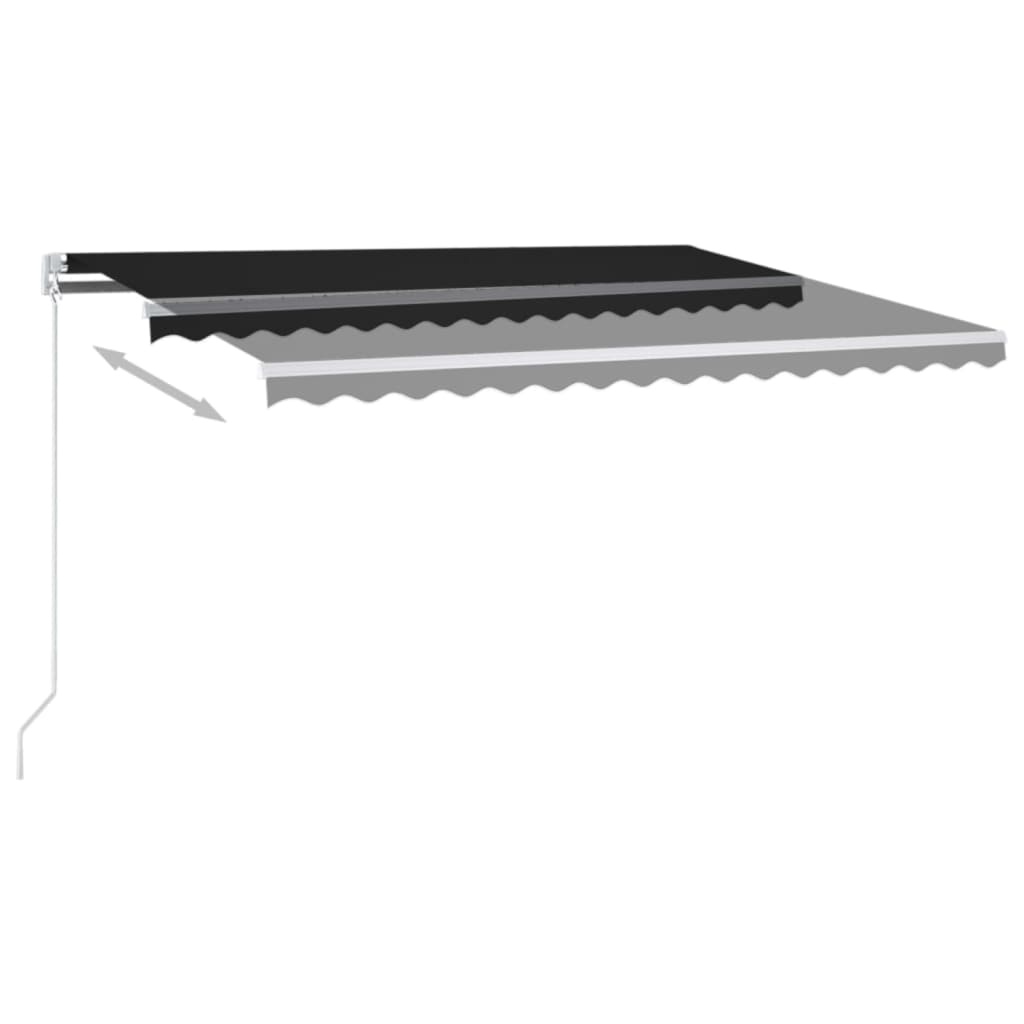 Toldo Retráctil Manual Gris Antracita 400x350 Cm_5