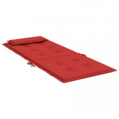 Vidaxl Cojines De Silla Con Respaldo Alto 4 Uds Tela Oxford Rojo_4
