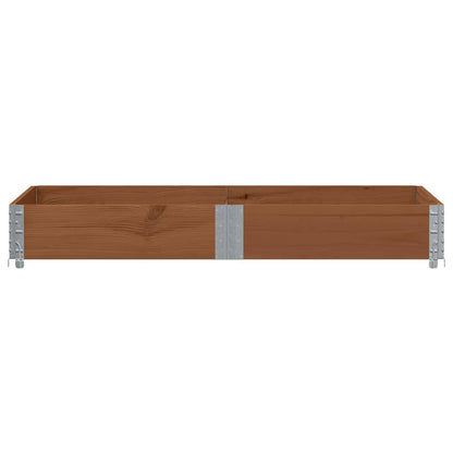 Jardinera De Madera Maciza De Pino Marrón 150x100 Cm_2