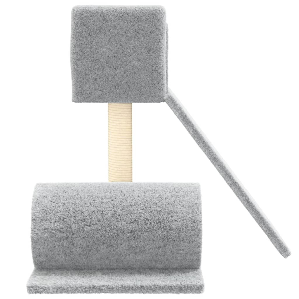 Vidaxl Rascador Para Gatos Con Postes De Sisal Gris Claro 59 Cm_3