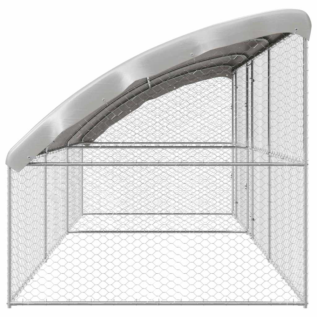 Refugio Para Perros 3 Pcs Plateado 6 X 2 X 2 M_4