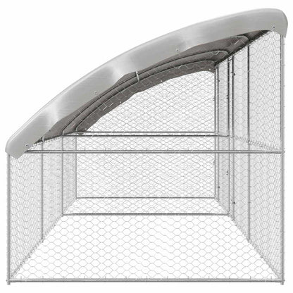 Refugio Para Perros 3 Pcs Plateado 6 X 2 X 2 M_4