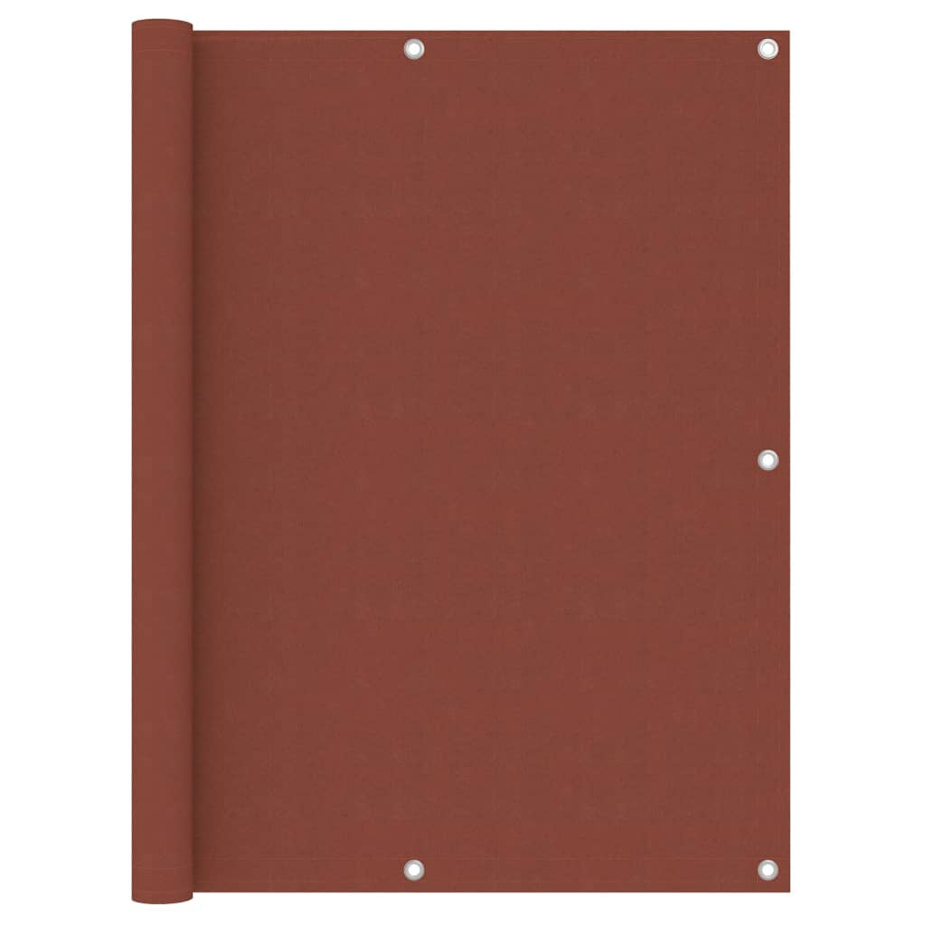 Vidaxl Toldo Para Balcón De Tela Oxford Terracota 120x500 Cm_0