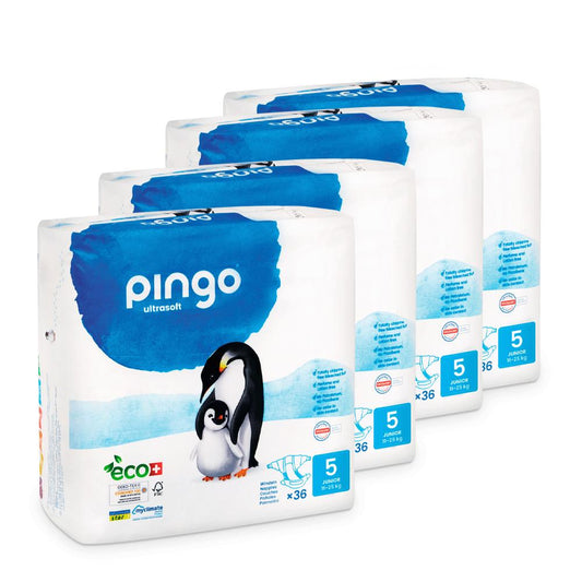 Pack ahorro Pañales T5 (12-25kg) Pingo 144 Uds