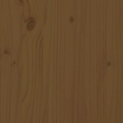 Aparador Alto De Madera Maciza De Pino Marrón Miel 38x35x117 Cm / Vetonek_4