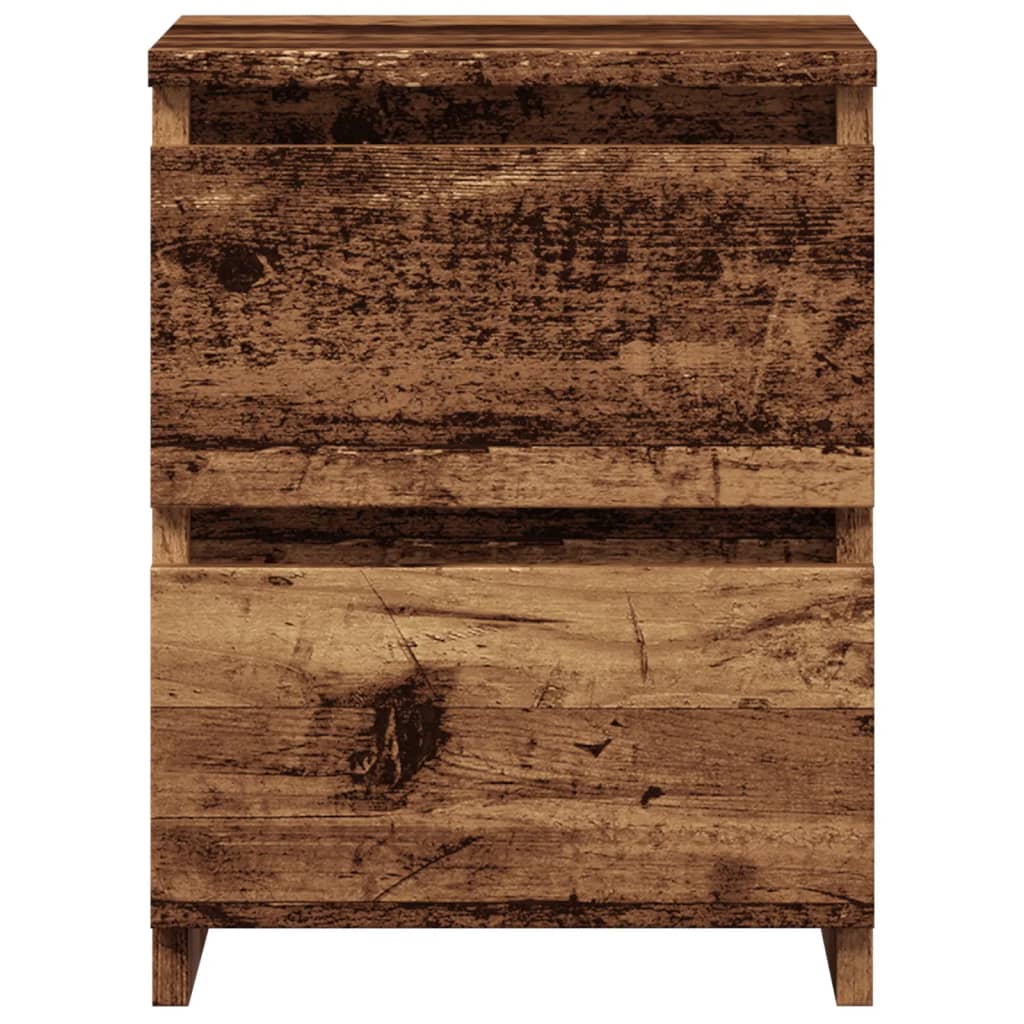 Mesitas De Noche 2 Uds Madera Ingeniería Envejecida 30x30x40 Cm_3