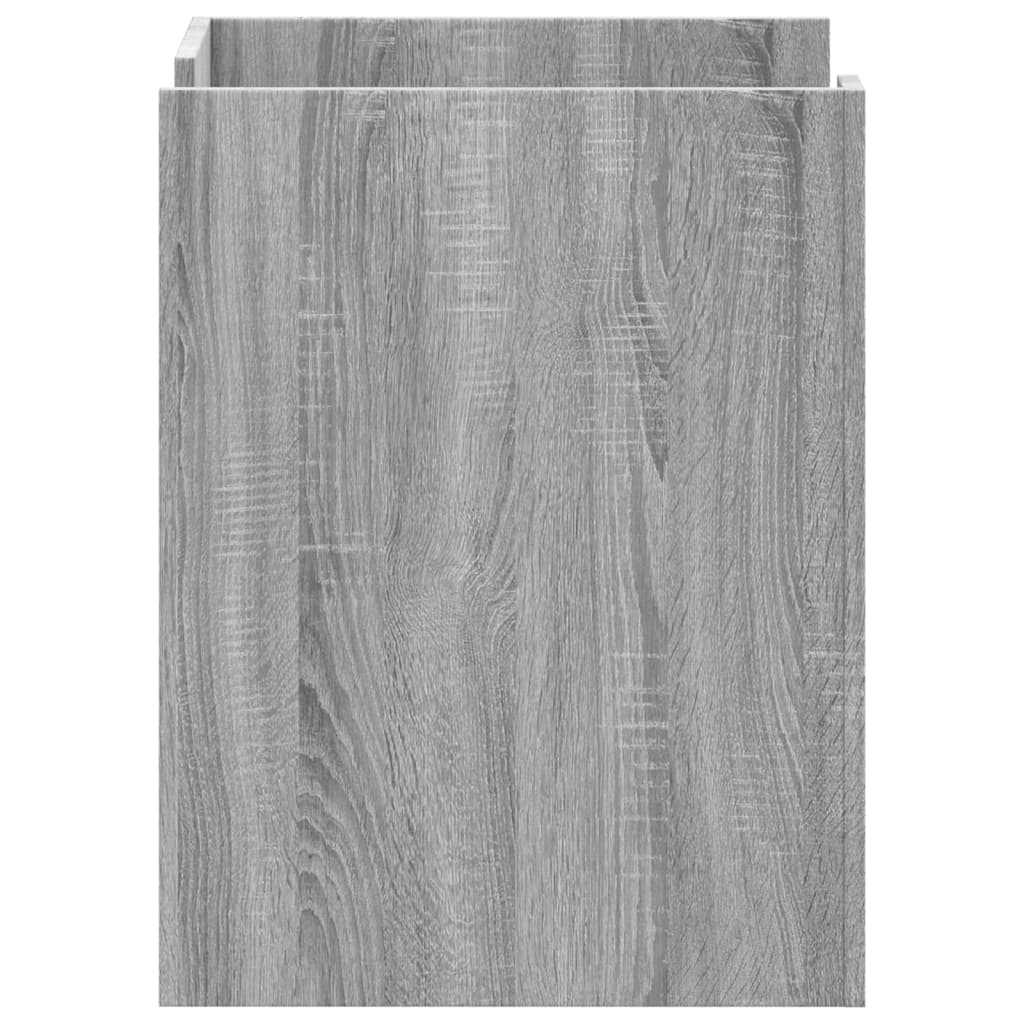 Mesita De Noche Madera De Ingeniería Gris Sonoma 45x50x65 Cm_3