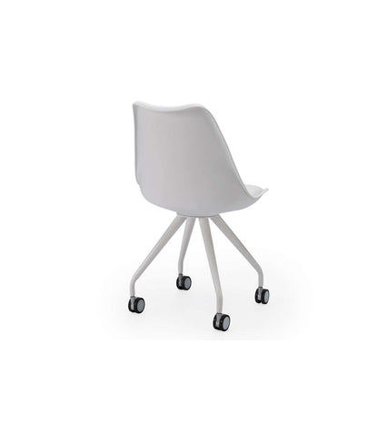 Pack De 2 Sillas De Oficina Elevable Rania Acabado Blanco, 48.5cm(ancho ) 82cm(altura) 52c_2
