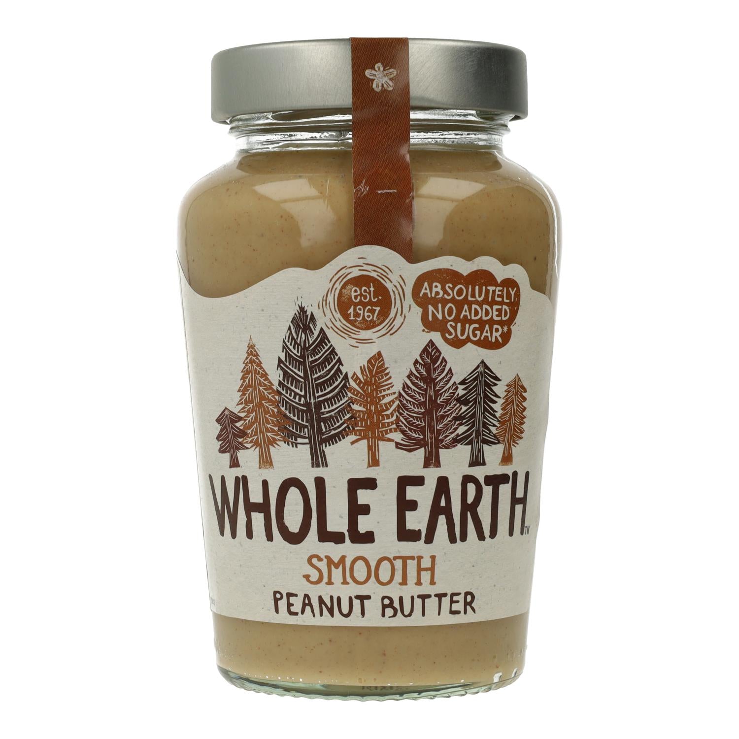Crema de Cacahuete Suave, 454 gr. Whole Earth