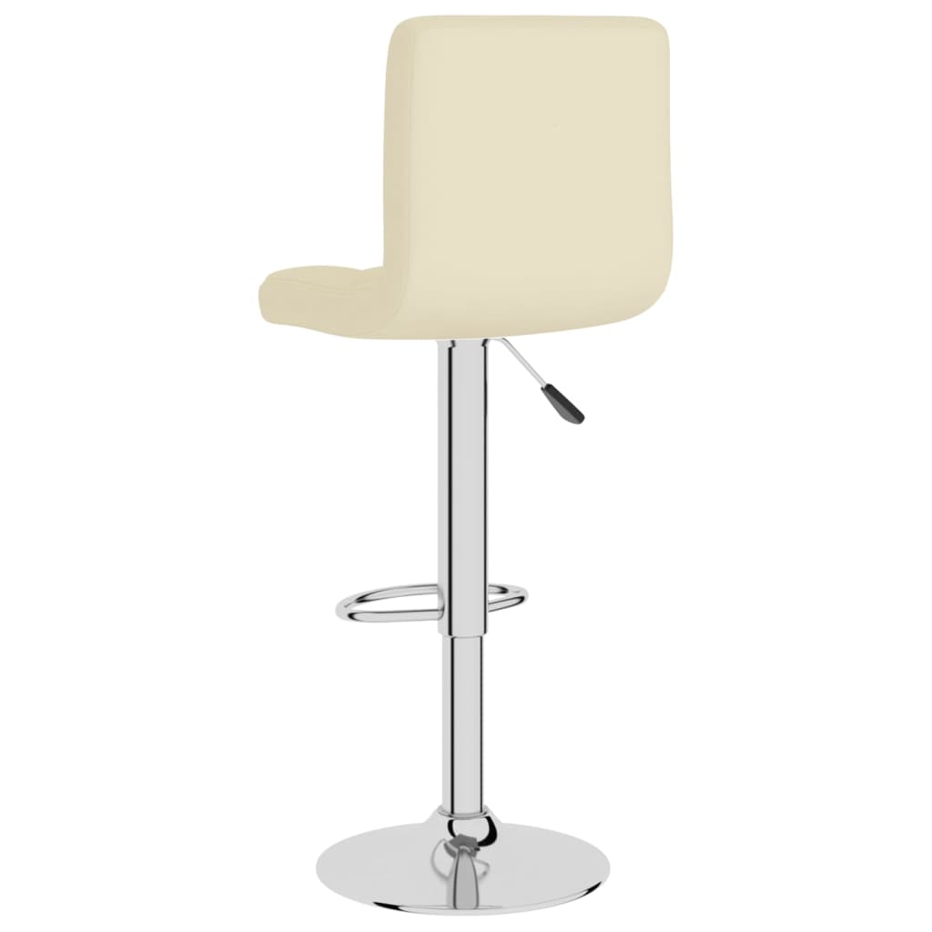 Taburete De Cocina De Tela Color Crema_3