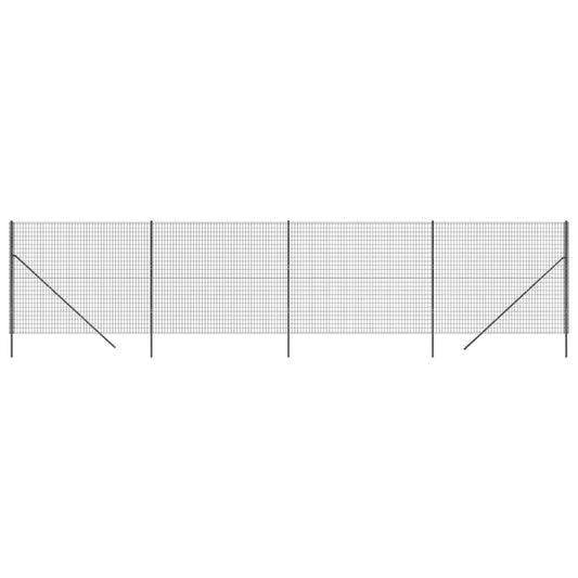 Cerca De Alambre De Acero Galvanizado Gris Antracita 2,2x10 M / Vetonek_0