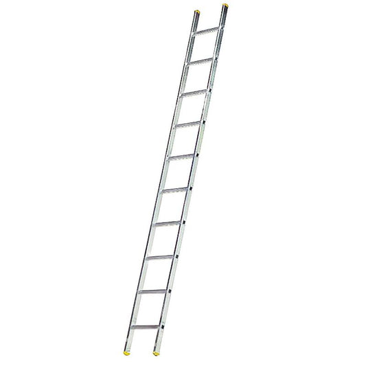 Escalera Aluminio 1 Tramo, 10 Peldaños. Antideslizante, Resistente._0