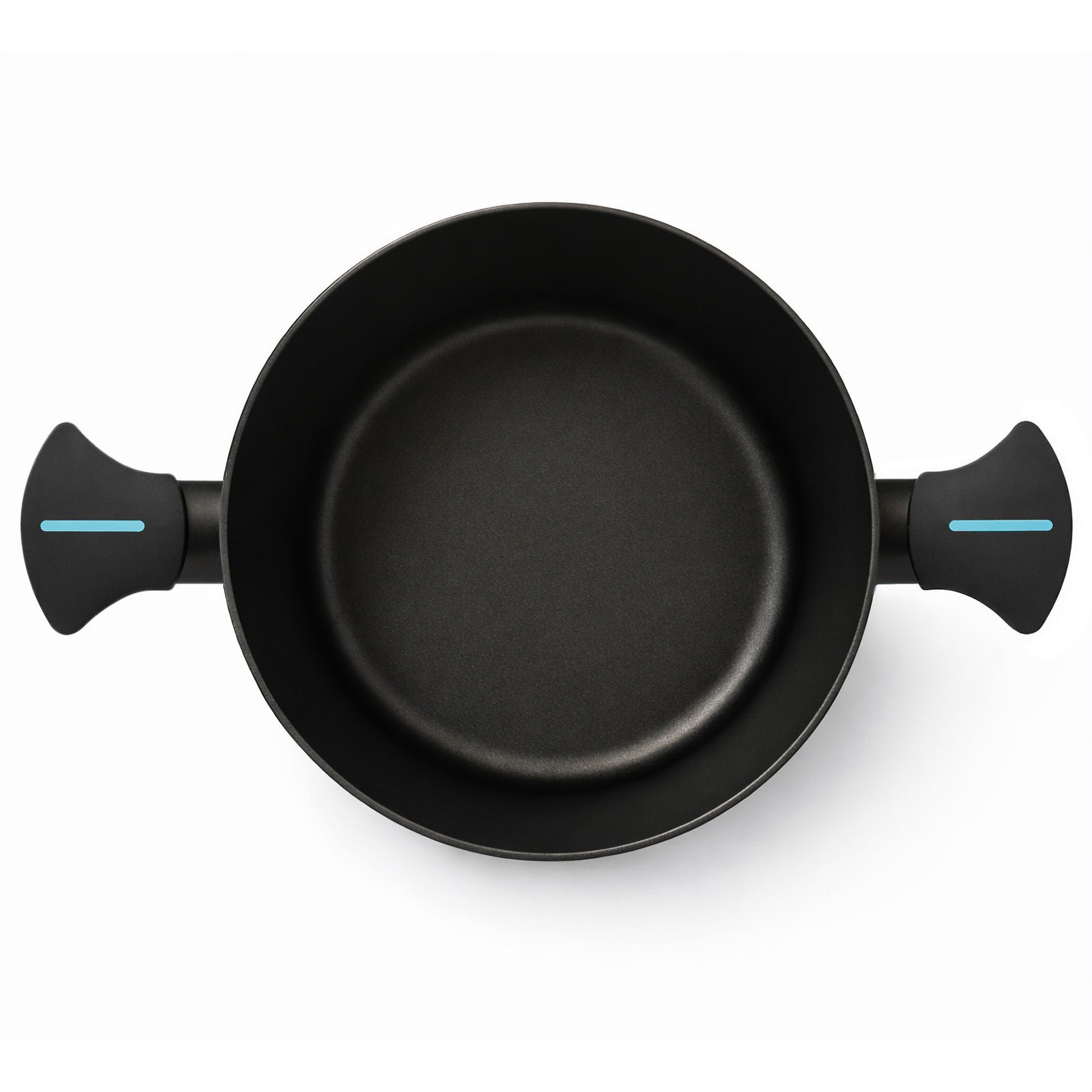 Briebe Cacerola Inducción Acero Forjado 24cm Antiadherente Sin Pfoa, Todas Cocinas Fabricada En España, Mare, Azul_4