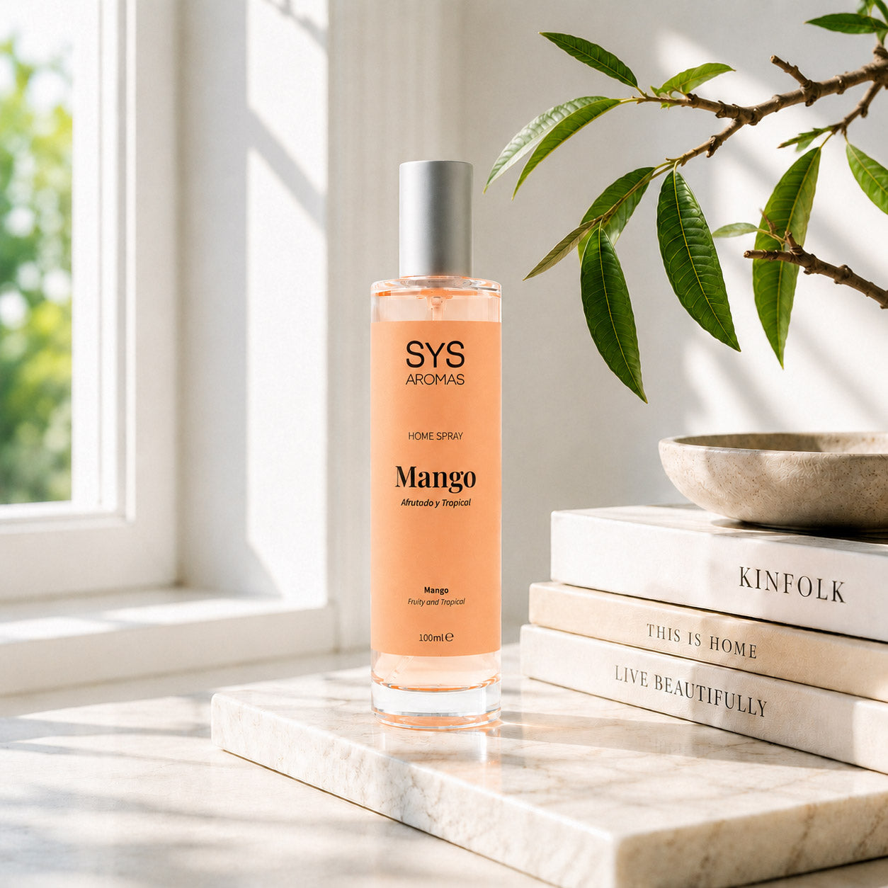 Ambientador Pulverizador Mango Origins SYS Aromas 100 ml | Aroma Tropical y Afrutado | Energizante_1