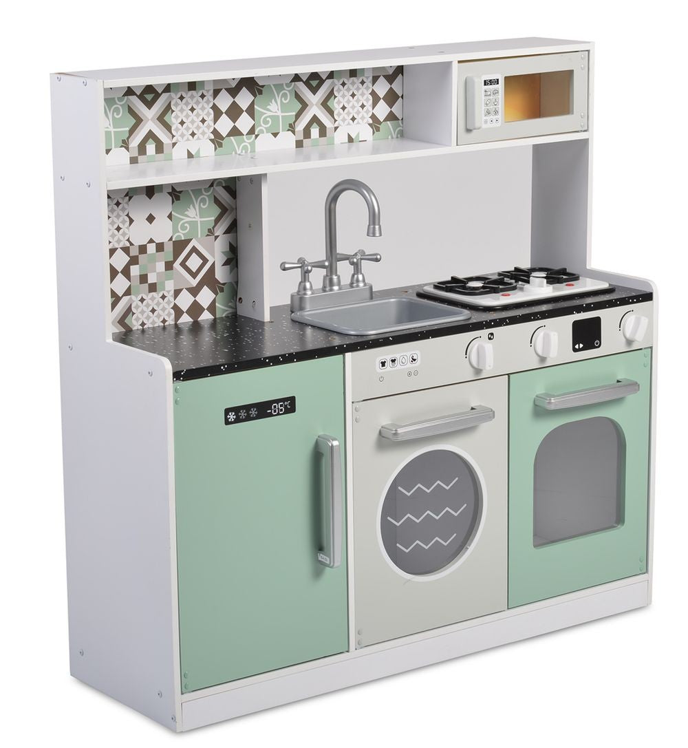 Cocinita De Madera Con Microondas_2
