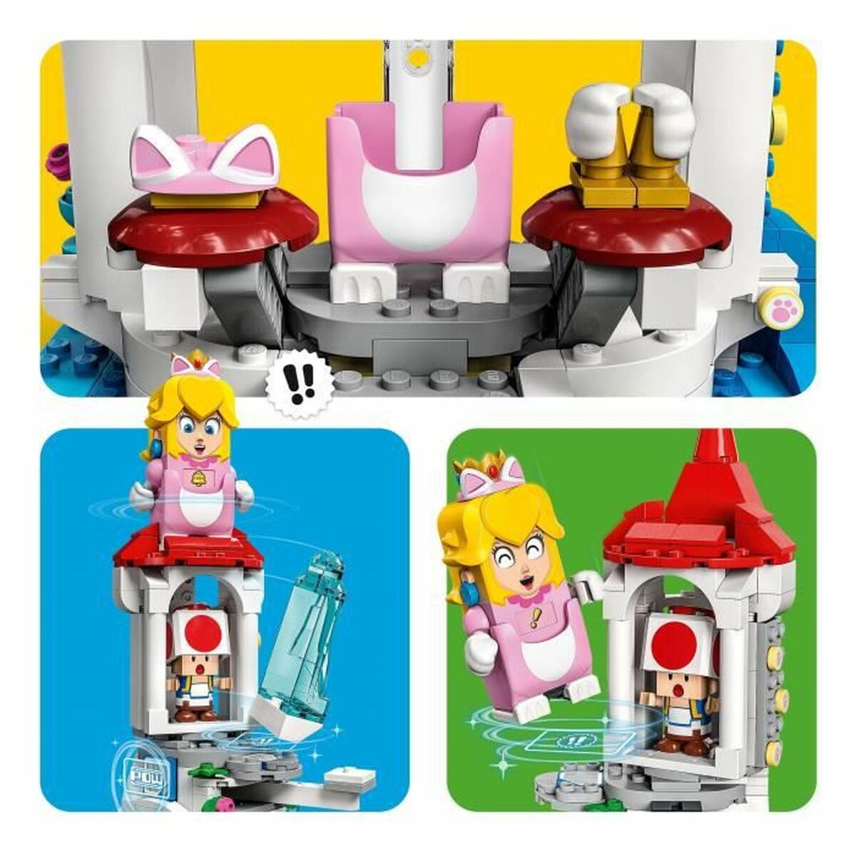 Juego De Construcción Lego 71407 Super Mario La Torre Congelada Y Disfraz De Gato Peach_0
