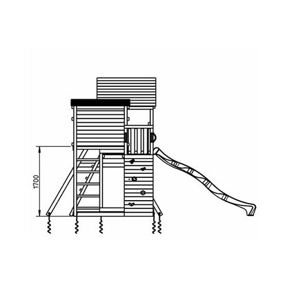 Parque Infantil Masgames Palazzo Xl Con Challenger.