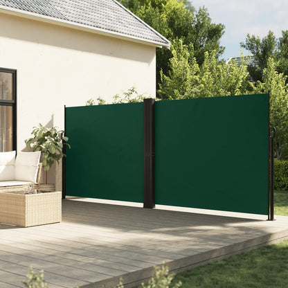 Vidaxl Toldo Lateral Retráctil Verde Oscuro 180x1200 Cm_1