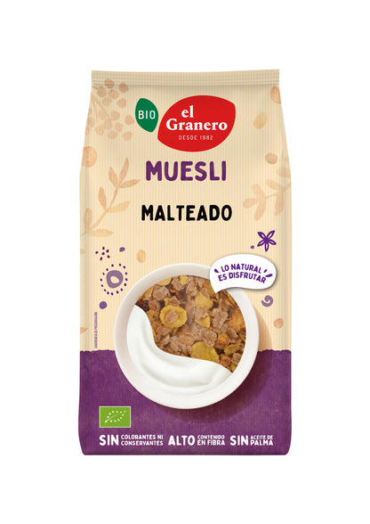 Muesli Malteado Bio El Granero 400gr