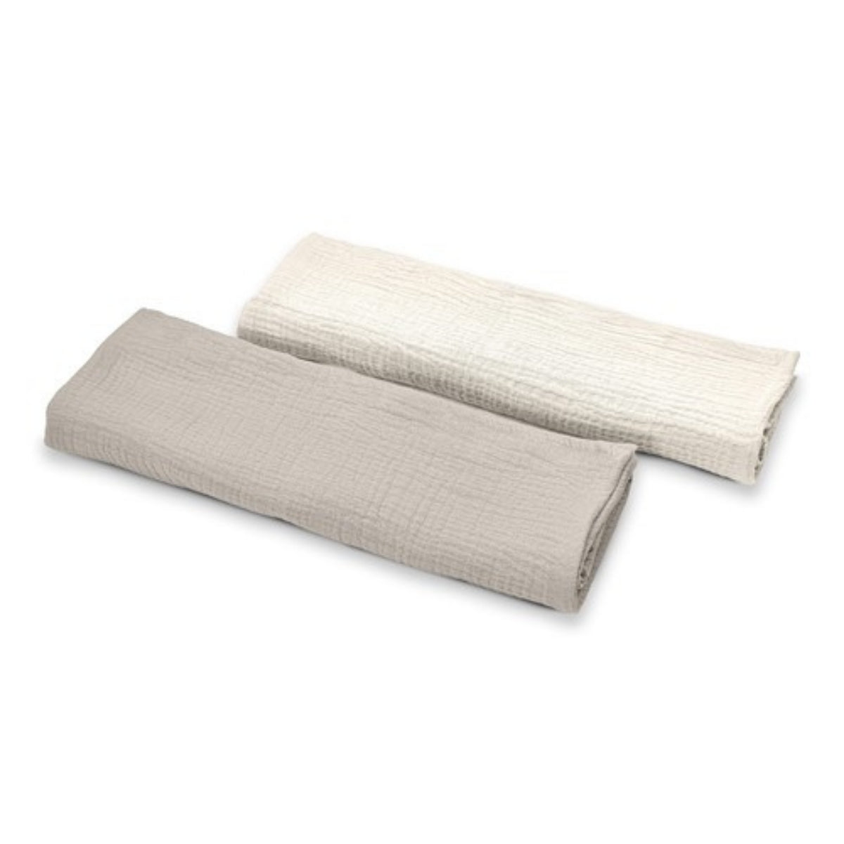 Pack 2 Muselinas De Algodón 70x70 Para Bebé Beige_1