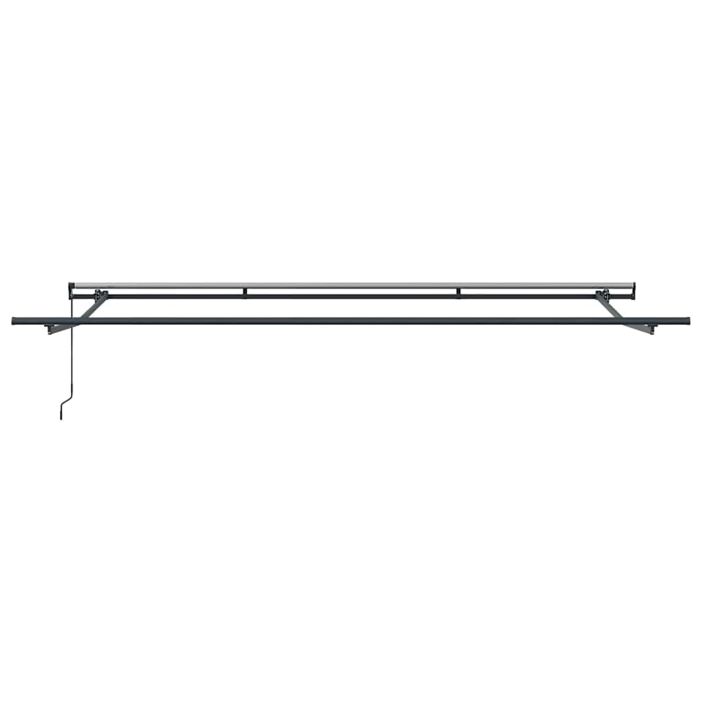 Toldo Retráctil Gris Claro 400 X 300 Cm Poliéster Y Aluminio_5